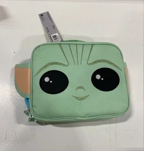 Borsa pranzo scuola isolata Star Wars The Child Baby Grogu The Mandalorian nuova - Foto 1 di 1