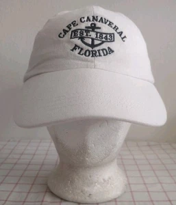 Cape Canaveral Florida Cap Mütze weiß Herren Damen verstellbar bestickt - Bild 1 von 6