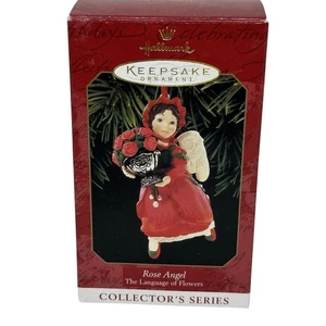 ROSE ANGEL 1999 HALLMARK KEEPSAKE ORNAMENT NIB - Picture 1 of 4
