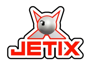 Jetix Retro TV Cartoon Custom Vinyl Die Cut Sticker 3.5x2.5 - Picture 1 of 1