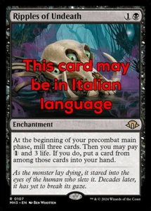 MTG RIPPLES OF UNDEATH EXC - GORGOGLIO DI NON MORTE 107 - MH3 - MAGIC - Imagen 1 de 1