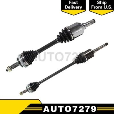 Par de juntas de eje delantero CV para Dodge Caravan 1987 1988 1989 1990 1991 1992 Foto 1 de 4