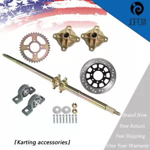 Kit de buje de rueda de eje vivo trasero de 44" apto para carro de golf Go Kart ATV Buggy Quad EE. UU. - Imagen 1 de 10