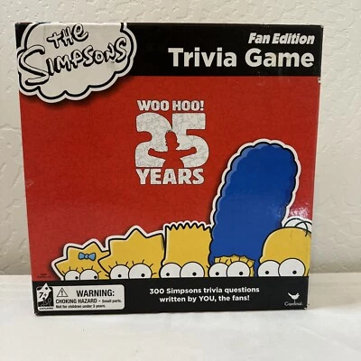 SIMPSONS Trivia Juego Tablero Fan Edition 25 Años Juegos Cardinales Foto 1 de 4