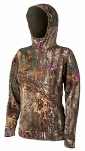 NEW ScentLok Womens Wild Heart Hi-Tech Hunting Hoodie Realtree Xtra Pink  5117L  - Picture 1 of 3