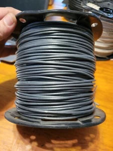 (LT16) CERROWIRE 12AWG Solid Copper THHN/THWN Building Wire BLACK 425 ft - Picture 1 of 2