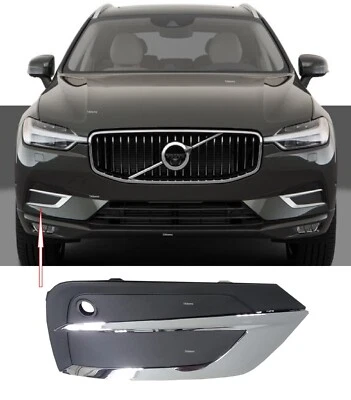 REJILLA PARACHOQUES INFERIOR DELANTERA DERECHA + MOLDURA CROMADA PARA VOLVO XC60 2017- Foto 1 de 4