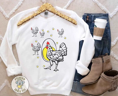Roseanne Chicken printed Shirts Sweaters Artistic Statement Funny Shirts Hoodie - Image 1 of 4