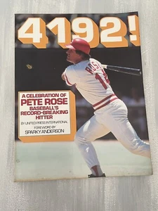 PETE ROSE Magazine 4192 Hits 1985 By United Press International 86 pages 1024 - Picture 1 of 6