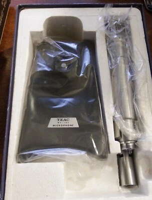 Raro 1960 TEAC MC-105 microfone dinâmico de alta impedância NOVO na caixa! - Imagem 1 de 2