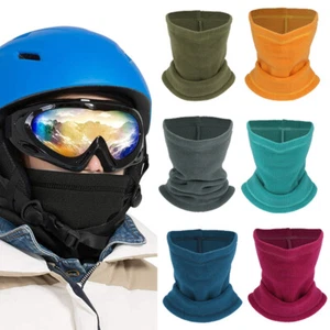 Winter Kids Fleece Ski Face Mask Scarf Cover Neck Warmer Gaiter for Cold Weather - Picture 1 of 31