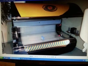 Banco de sol Ergoline Soltron x 60 profesionales solarium Porta de sol - Imagen 1 de 2