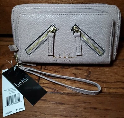 NOVA Carteira/Pulseira Warran Nicole Miller com Zíper ao Redor RV$45 Frete Rápido! - Imagem 1 de 4