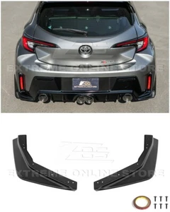 Para 23-Up GR Corolla | Paquete GR Delantal trasero negro mate divisor de labios espata lateral - Imagen 1 de 23