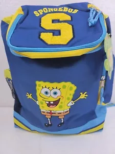 Bob Esponja Nickelodeon Rara 2003 Cordón Mochila Bolso Libro Nuevo con Etiquetas Bordado - Imagen 1 de 10