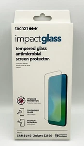 tech21 Galaxy S21 5G Tempered Glass Antimicrobial Screen Protector - Picture 1 of 7