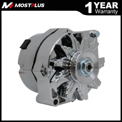 Alternador de automóvil para vehículos Chevy BBC SBC C10 C20 Suburban GM 110 AMPERIOS Foto 1 de 4