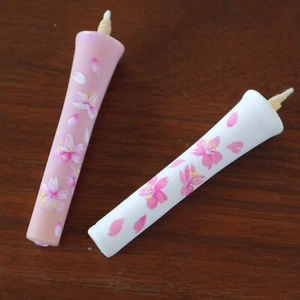 Japanese Wax Candle – Cherry Blossom Symphony – 2pc Decor Set – Made in Japan - Picture 1 of 5