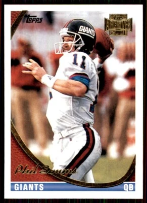 2001 Topps Archives Phil Simms New York Giants #143 - Image 1 of 2