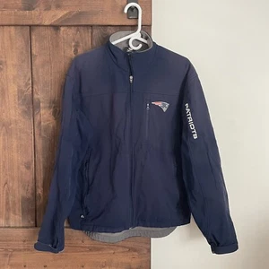 NFL team Apparel Jacket Womens Large New England Patriots Full Zip Fleece Lined - Picture 1 of 13