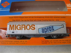 Roco 4340B Güterwagen Hbis MIGROS SBB ~AC NEUWERTIG - Bild 1 von 3