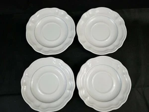 Platos de platillo brillantes Pfaltzgraff solo rosa azul lote de 4 adornos finos de línea azul - Imagen 1 de 11