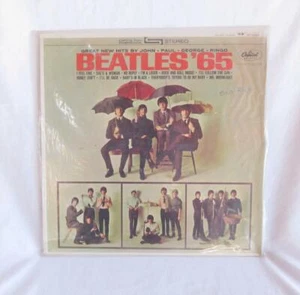 Beatles '65 Capitol LP Vinyl Record Rainbow ST-2228 VG/VG+ No Sleeve - Picture 1 of 9
