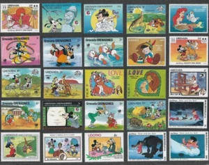 COLECCIÓN SELLOS DISNEY ANIMACIÓN DIBUJOS ANIMADOS 100 TODOS DIFERENTES 14/6/25 - Imagen 1 de 2