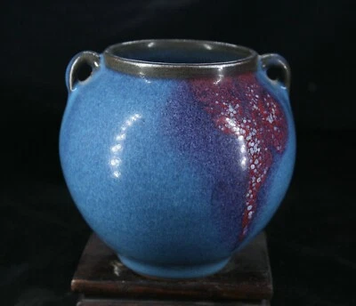 10 cm China Old Kiln Porcelain jar Jun Glazed Porcelain Jar pot - Image 1 of 4