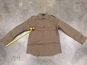 Gráfico Krow Hill Manga Larga Abotonado en Verde Oliva Talla XL ¡NUEVO SIN ETIQUETAS 100% Auténtico! - Imagen 1 de 12
