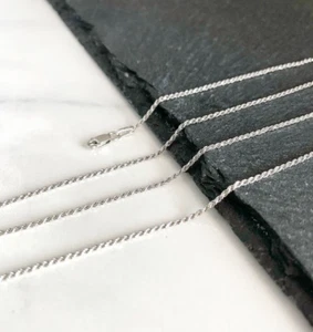 14k SOLID White Gold ROPE Pendant Link Chain/Necklace 24" 2.1 mm 7 grams - Picture 1 of 13