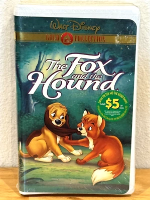 VINTAGE NEW SEALED WALT DISNEY GOLD COLLECTION THE FOX AND THE HOUND VHS TAPE - Image 1 of 4