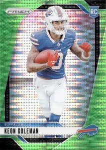 Keon Coleman Rookie - 2024 Panini Prizm Football - Neon Disco Prizm #362 - Bild 1 von 2