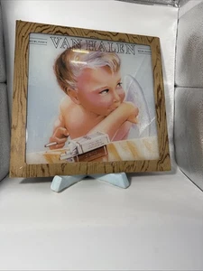 VTG 80s Van Halen Carnival Mirror Prize 12x12 w / original Cardboard Frame rare - Picture 1 of 5