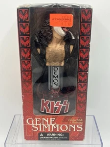 McFarlane Toys Kiss Bust Gene Simmons Silver Pewter The Demon 2002 NEW Black - Picture 1 of 13