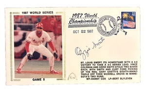 Ozzie Smith - 1st Ballot MLB Hall of Fame, 15-time All Star, Autographed FDC - Picture 1 of 4