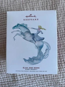 Hallmark Disney Frozen Elsa and Nokk Keepsake Ornament Water Horse 2019 NEW - Picture 1 of 7