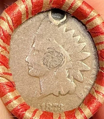 unsearched old cents roll vintage coins 50 pennies penny collection set lot 4i - Image 1 of 4