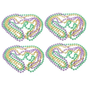 12 Pcs Festival Necklace Carnival Accessories Mardi Gras Day Chain Necklaces - Picture 1 of 12