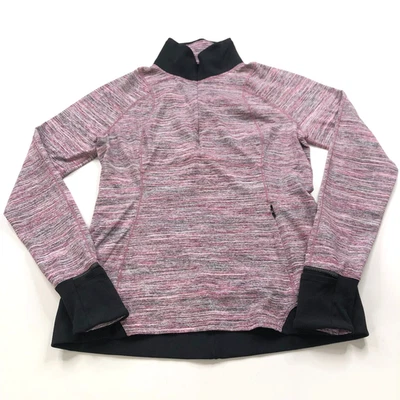 Pullover Lululemon mediano grande 1/4 cremallera manga larga entrenamiento para correr púrpura Foto 1 de 4