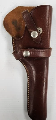 RED HEAD HOLSTER. THE BACK OF THE HOLSTER IS STAMPED D 85 316 6. - Image 1 of 4