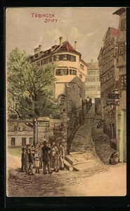 Künstler-AK Tübingen, Stift mit Chor - Picture 1 of 2