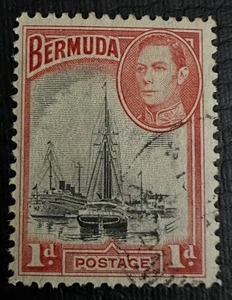 Francobollo Bermuda #118 Usato - Foto 1 di 2