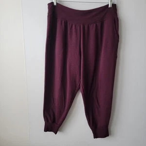 Jogger de tiro alto Athleta para mujer Coaster Luxe talla 1X Spiced Cabernet brezo - Imagen 1 de 8
