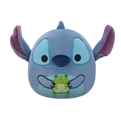 Squishmallows SQDI01087 - Stitch mit Frosch 25 cm, offizielles Jazwares Plüsch,