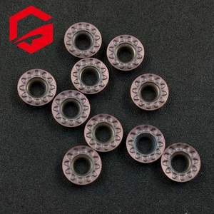 RPMT08T2M0E-JS CNC Cortador Carburo Inserto Torno Índice Fresado Inserto Para Acero - Imagen 1 de 6