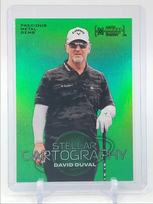 DAVID DUVAL 2024 METAL UNIVERSE CHAMPIONS STELLAR GREEN PMG /10 Q3474 - Image 1 of 2