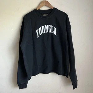 Youngla Crewneck Sweater Size Medium NWT Gym Workout Pullover - Picture 1 of 6