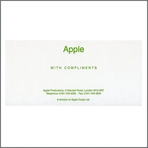 Apple Productions Wendell Road Compliments Slip (UK) - Picture 1 of 1