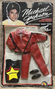 Vintage Michael Jackson Thriller Bühnenoutfit Ensemble für Puppe Magic Glove - Bild 1 von 4